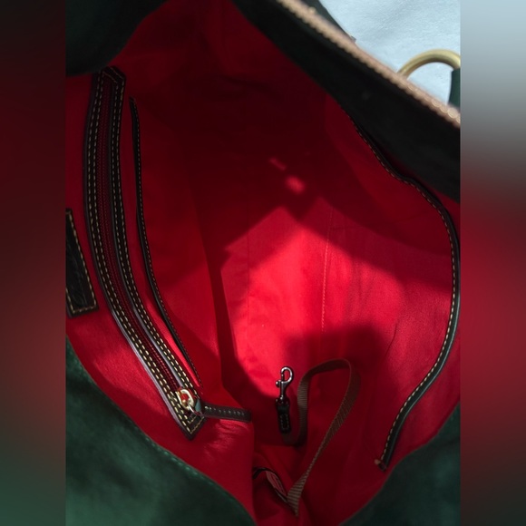 Dooney & Bourke Large Florentine Satchel. Ivy - Picture 6 of 6